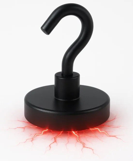 Brute Strength - Super sterke magnetische ophanghaakjes - Zwart - 32 mm - 2 stuks - Ophanghaken - Magneet haakjes thumbnail 6