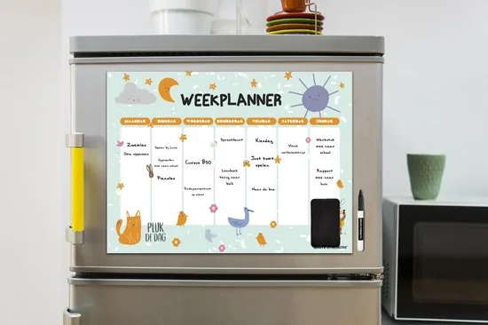 Brute Strength - Magnetisch Weekplanner whiteboard (11) - A3 - Planbord - Dagplanner kind - To Do Planner kinderen thumbnail 2