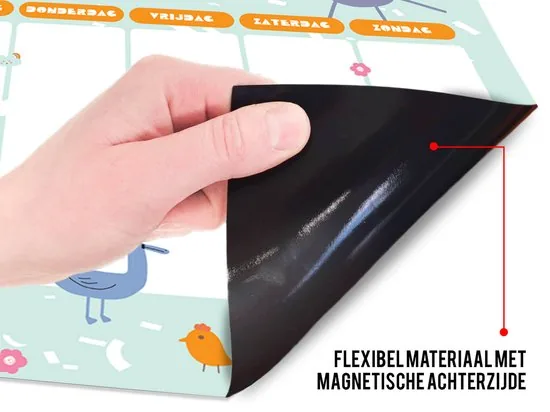 Brute Strength - Magnetisch Weekplanner whiteboard (11) - A3 - Planbord - Dagplanner kind - To Do Planner kinderen thumbnail 4