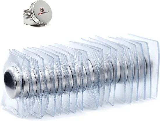 Brute Strength - Super sterke Innaaibare magneten - Rond - 15 x 3 mm - 20 Stuks - Naaien accessoires - Neodymium magneet sterk - Afbeelding 1