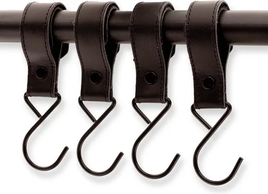 Brute Strength - Multifunctionele klittenband haak - Zwart - 4 stuks - Tassenhaak - Stroller straps - Buggy haak thumbnail 3