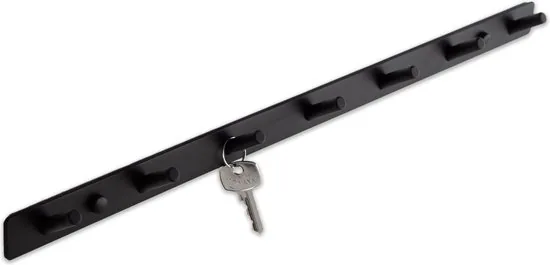 Brute Strength - RVS Kapstok 7 - haaks - 54 cm - Mat Zwart - Wandkapstok - Hangende Design Muurkapstok thumbnail 3