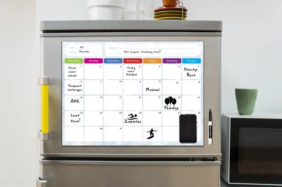 Brute Strength - Magnetisch Weekplanner whiteboard (25) - A3 - Planbord - Dagplanner kind - To Do Planner kinderen thumbnail 2