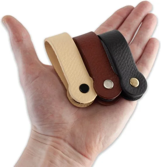 Brute Strength - Leren magneet theedoekhaak - Zwart - 2 stuks thumbnail 7