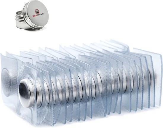 Brute Strength - Super sterke Innaaibare magneten - Rond - 15 x 3 mm - 40 Stuks - Naaien accessoires - Neodymium magneet sterk - Afbeelding 1