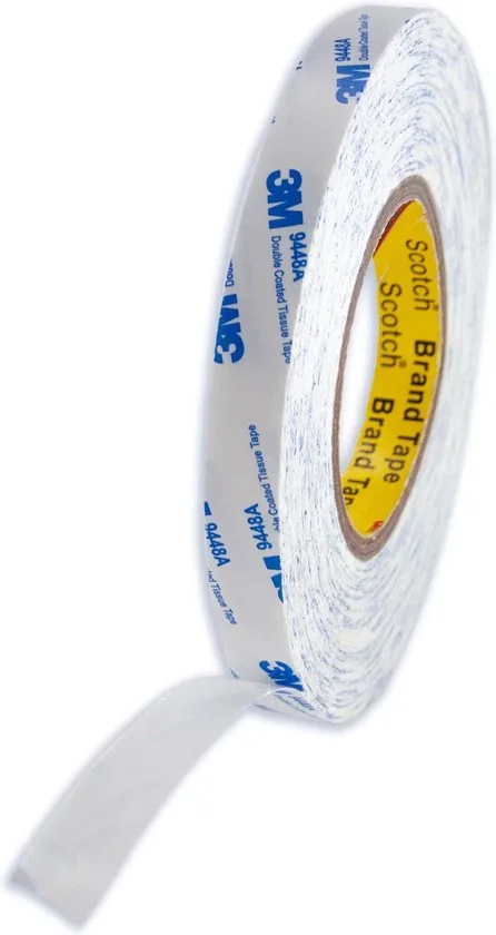 Dubbelzijdig Tape - Dubbelzijdig Plakband - Extra Sterk - Transparant - 25m x 15mm - Afbeelding 1