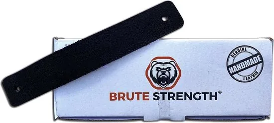 Leren handgrepen van zacht suede - Zwart - 6 stuks - 16,5 x 2,5 cm -- Handgreep zwart - Handgrepen leer - Leren meubelgreep - Leren handvaten kast thumbnail 7