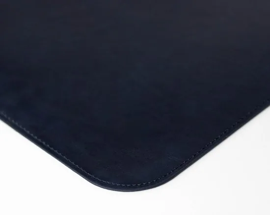 Brute Strength - Luxe Bureau Onderlegger Kunstleer - Donkerblauw - ronde hoeken Bureau Organizer - 80x40 cm - Bureaumat - Kantoor accessoires thumbnail 2