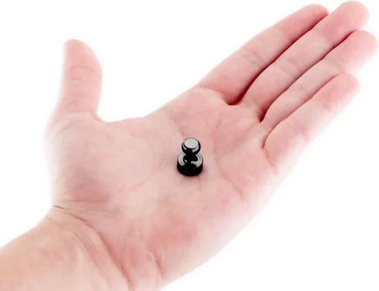 Brute Strength - Super sterke magnetische ophanghaakjes - Haakjes - Pionnen - 60 stuks -Zwart - Neodymium magneet sterk thumbnail 4