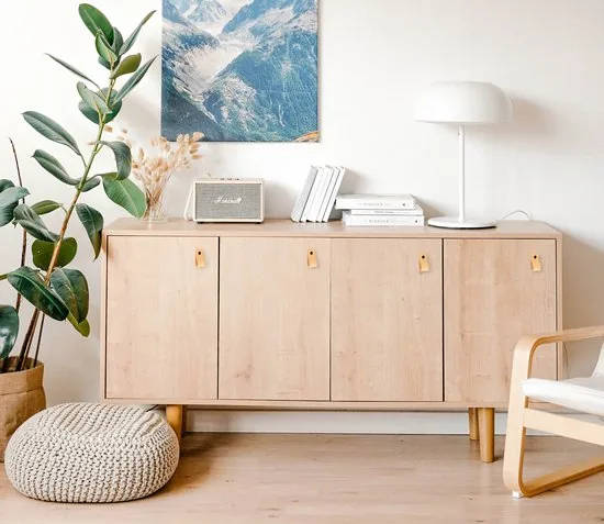 Leren handgrepen - Naturel - 2 stuks - 12,5 x 2,5 cm - incl. 3 kleuren schroeven - Handgrepen leer - Leren meubelgreep thumbnail 5