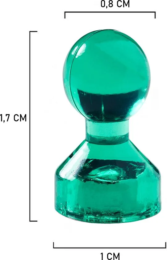 Brute Strength - Magnetische gekleurde pionnen - 60 stuks - Neodymium magneet thumbnail 2