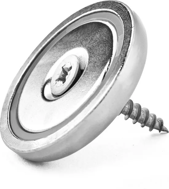 Brute Strength - Super sterk magnetisch ophangsysteem voor gereedschap, sleutels en messen - 40 mm - 5 stuks - Messenstrip - Magneetstrip thumbnail 3