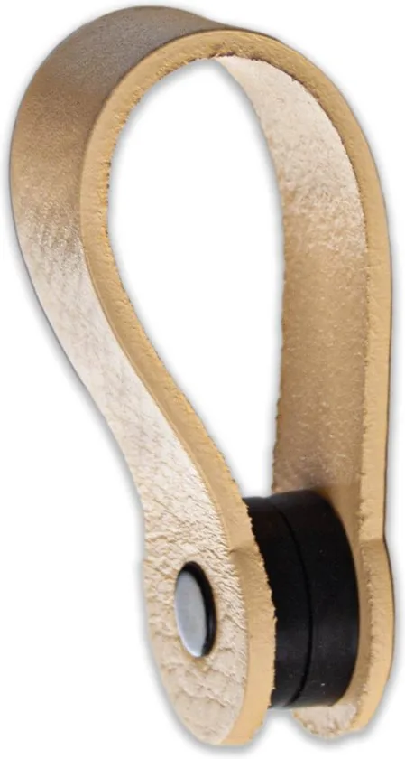 Brute Strength - Leren magneet theedoekhaak - Naturel - 6 stuks thumbnail 3