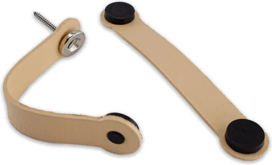 Brute Strength - Leren magneet theedoekhaak - Naturel - 6 stuks thumbnail 7