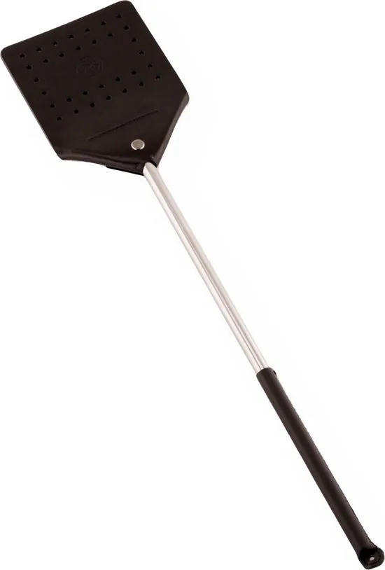 Brute Strength - Leren vliegenmepper - Zwart - 1 stuk - Vliegenvanger - Vliegenmeppers - Leer thumbnail 5