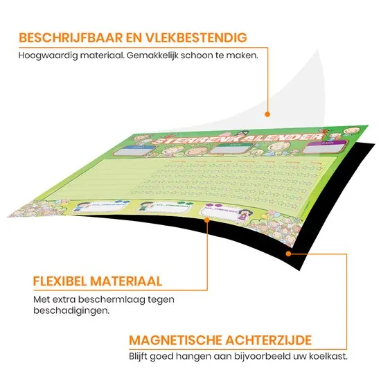 Brute Strength - Magnetisch Beloningssysteem (46) - A3 - Beloningskalender - Planborden - Weekplanner kind - Zindelijkheidstraining thumbnail 6