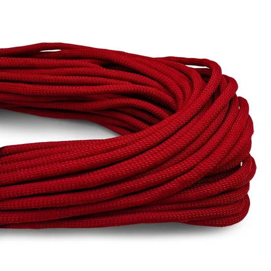 Paracord - Touw - 6 mm - 40 meter - Rood - 400 kg trekkracht thumbnail 2