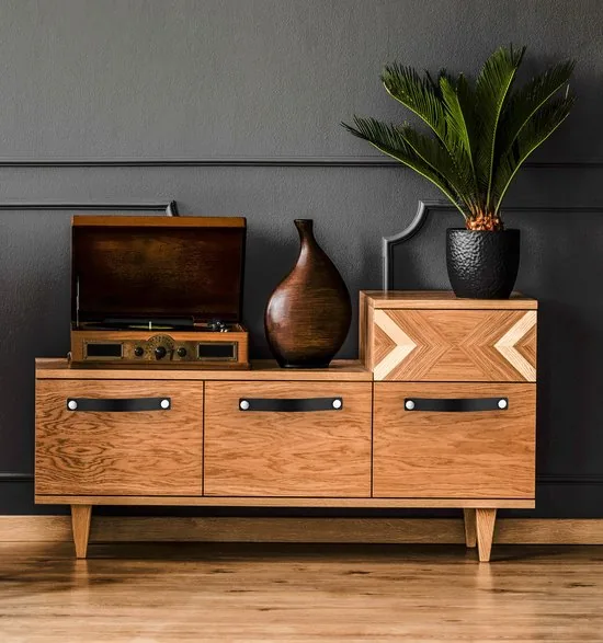 Leren handgrepen - Zwart - 6 stuks - 25 x 3 cm - incl. 3 kleuren schroeven - Handgrepen leer - Zwarte leren meubelgreep thumbnail 7