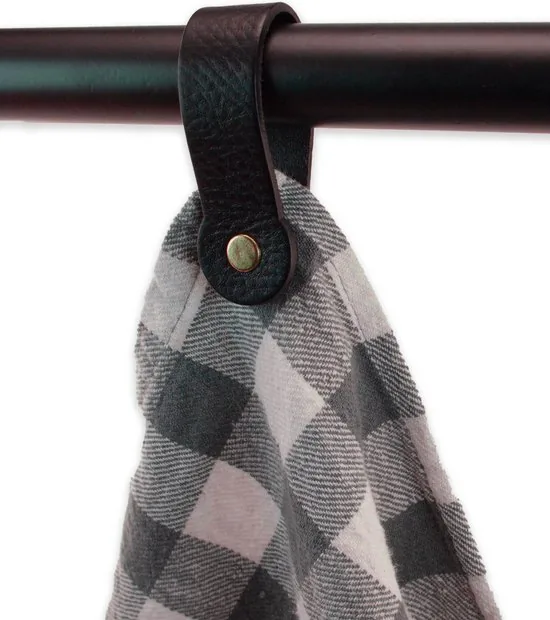 Brute Strength - Leren magneet theedoekhaak - Zwart - 6 stuks thumbnail 11