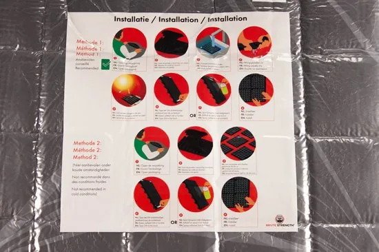 Brute Strength - Isolatieplaten - Inclusief zelfklevende tape - 30x30x5 cm - Wedge - 6 stuks - Geluidsisolatie thumbnail 5