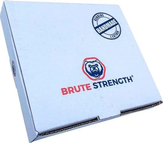 Brute Strength - Onderzetters voor glazen - Leer - Grijs - Rond - 6 stuks - Grijze leren onderzetters thumbnail 8