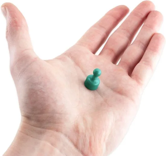 Brute Strength - Gekleurde Magneten Pionnen - 20 x 12 mm - 20 stuks - Neodymium magneet sterk - Voor koelkast thumbnail 2