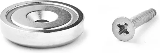 Brute Strength - Super sterk magnetisch ophangsysteem voor gereedschap, sleutels en messen - 32 mm - Neodymium magneet sterk -2 stuks - Messenstrip - Magneetstrip thumbnail 6