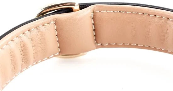 Brute Strength - Luxe leren halsband hond - Zwart - XXL - (66 - 73) x 3,5 cm thumbnail 4