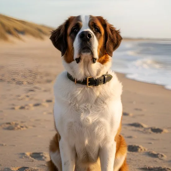 Brute Strength - Luxe leren halsband hond - Zwart - XXL - (66 - 73) x 3,5 cm thumbnail 8