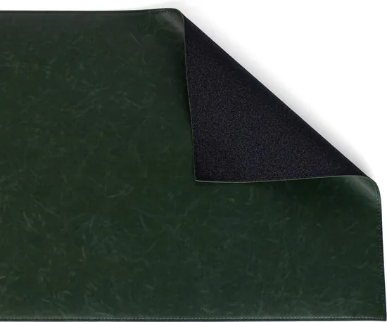 Brute Strength - Luxe Bureau Onderlegger Kunstleer - Groen - Bureau Organizer - 80x40 cm - Thuiswerken - Bureaumat thumbnail 3