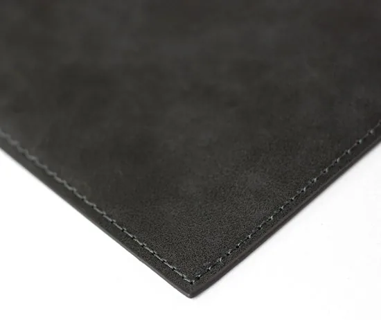 Brute Strength - Luxe Bureau Onderlegger Kunstleer - Grijs - Bureau Organizer - 80x40 cm - Thuiswerken - Bureaumat thumbnail 3