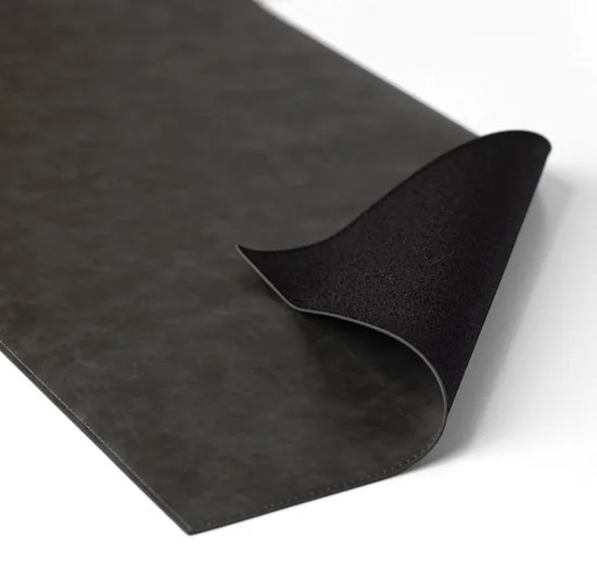 Brute Strength - Luxe Bureau Onderlegger Kunstleer - Grijs - Bureau Organizer - 80x40 cm - Thuiswerken - Bureaumat thumbnail 4