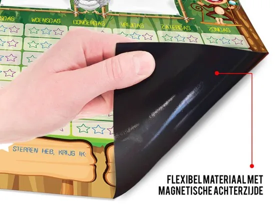 Brute Strength - Magnetisch Beloningssysteem (54) - A3 - Beloningskalender - Planborden - Weekplanner kind - Zindelijkheidstraining thumbnail 6