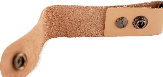 Brute Strength - Multifunctionele Haak Met Lederen Lus - Naturel - 4 stuks - Kapstokhaak - Kampeerhaak - Leer thumbnail 4