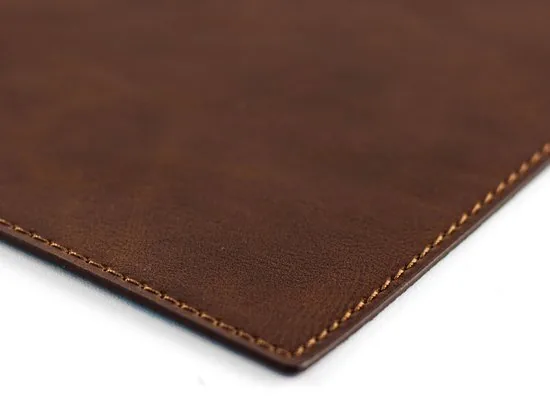 Brute Strength - Luxe Bureau Onderlegger Kunstleer - Cognac - Bureau Organizer - 80x40 cm - Thuiswerken - Bureaumat thumbnail 4