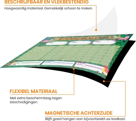 Brute Strength - Magnetisch Beloningssysteem (67) - A3 - Beloningskalender - Planborden - Weekplanner kind - Zindelijkheidstraining thumbnail 4