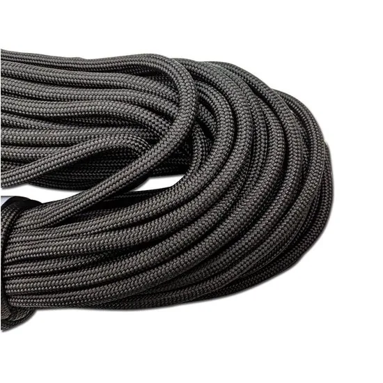 Paracord - Touw - 8 mm - 40 meter - Zwart - 920 kg trekkracht thumbnail 2