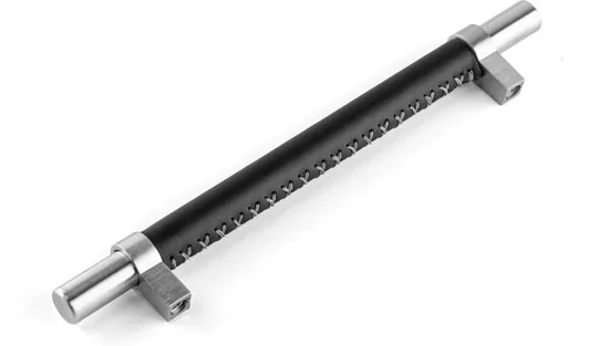 Brute Strength - Leren handgrepen - 160 mm hartafstand - 4 stuks thumbnail 4