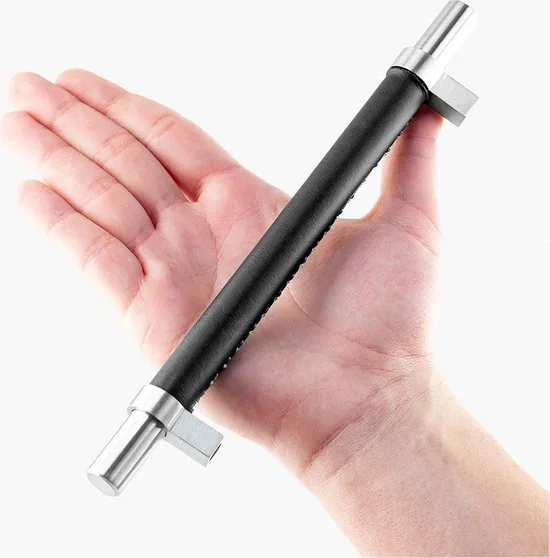 Brute Strength - Leren handgrepen - 160 mm hartafstand - 4 stuks thumbnail 8