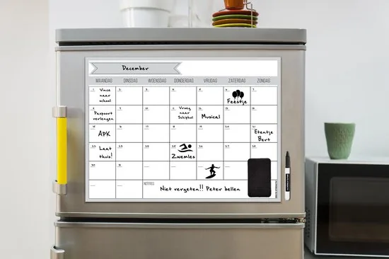Brute Strength - Magnetisch Weekplanner whiteboard (2) - A3 - Planbord - Familieplanner - Gezinsplanner - To Do Planner thumbnail 2