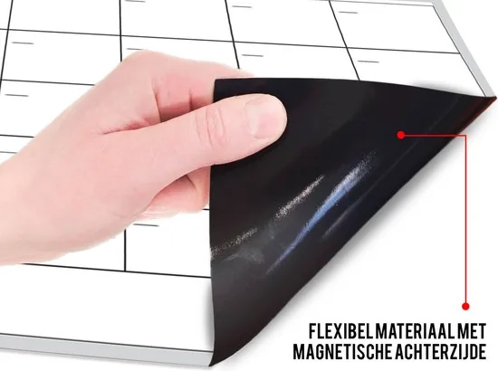 Brute Strength - Magnetisch Weekplanner whiteboard (2) - A3 - Planbord - Familieplanner - Gezinsplanner - To Do Planner thumbnail 4
