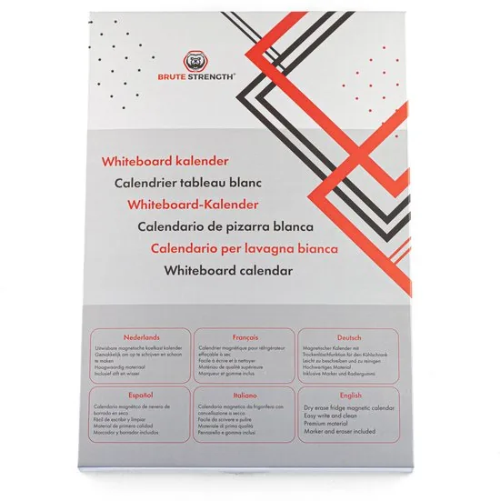 Brute Strength - Magnetisch Weekplanner whiteboard (4) - A3 - Planbord - Familieplanner - Gezinsplanner - To Do Planner thumbnail 4