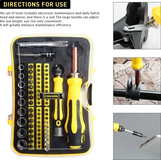 Brute Strength - 73 Delige Universele Precisie Reparatie Set - Schroevendraaierset thumbnail 9