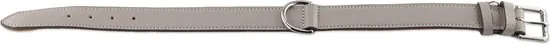 Brute Strength - Luxe leren halsband hond - Licht grijs - XL - (56 - 63) x 3,5 cm thumbnail 7