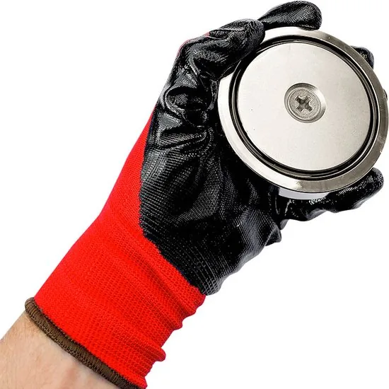 Vismagneet - 600 kg trekkracht - Magneetvissen - Incl. Handschoenen - Prikstok adapter - Schroefdraadborgmiddel (10 ml) - Magneet vissen magneet thumbnail 6