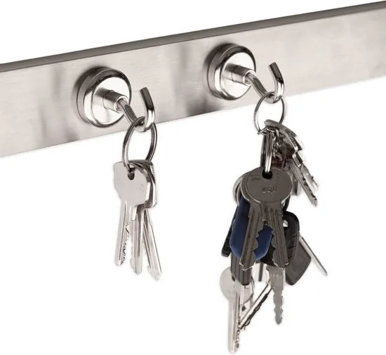 Brute Strength - Super sterke magnetische ophanghaakjes - 32 mm - 5 stuks - Ophanghaken - Magneet haakjes - Haak magneten thumbnail 2