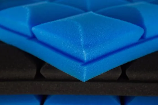 Brute Strength - Isolatieplaten - Inclusief zelfklevende tape - 30x30x5 cm - Mushroom - 6 stuks Zwart Blauw - Geluidsisolatie thumbnail 6