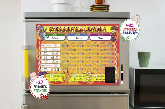 Brute Strength - Magnetisch Beloningssysteem (66) - A3 - Beloningskalender - Planborden - Weekplanner kind - Zindelijkheidstraining thumbnail 3