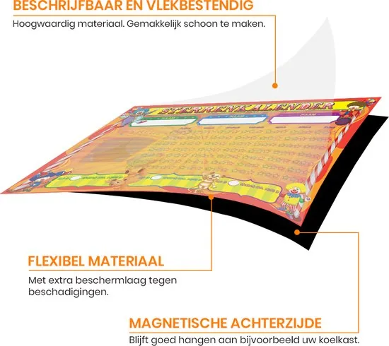 Brute Strength - Magnetisch Beloningssysteem (66) - A3 - Beloningskalender - Planborden - Weekplanner kind - Zindelijkheidstraining thumbnail 4