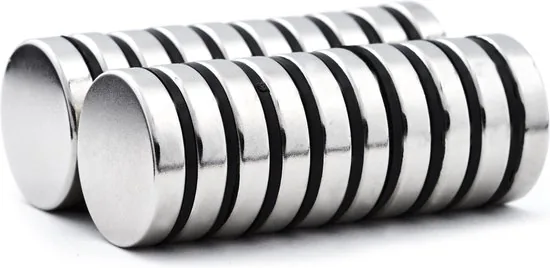 Brute Strength - Super sterke magneten - Rond - 25 x 5 mm - 20 Stuks - Let op: Extra sterk - Neodymium magneet sterk - Afbeelding 1
